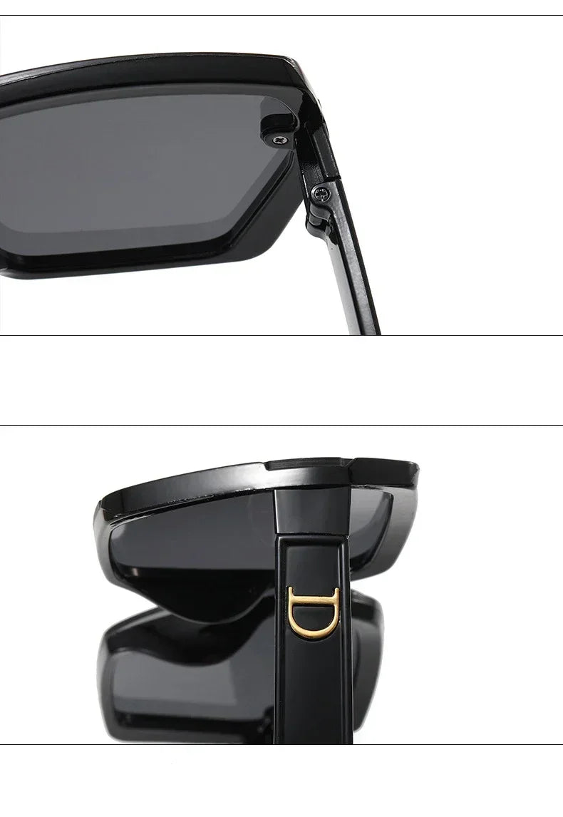 Letter D Square Frame Sunglasses For Women Men Brand Luxury Design Driving Popular Big Sun Glasses Unisex Eyewear Shades 2024