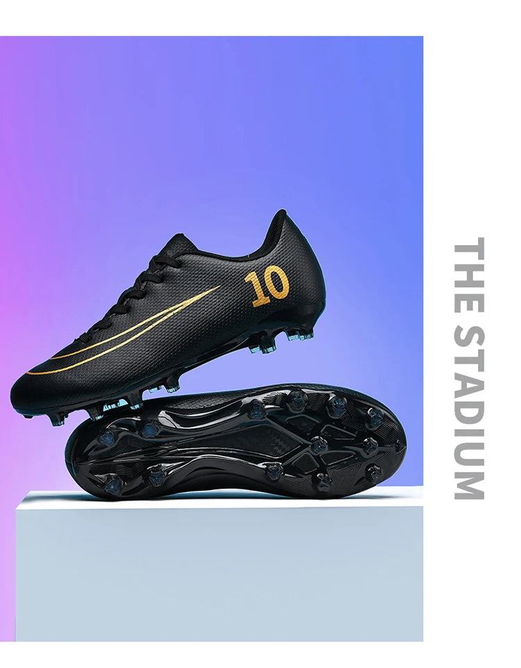 Men's and women's football shoes Non-slip training casual sports shoes youth outdoor breathable large size football shoes