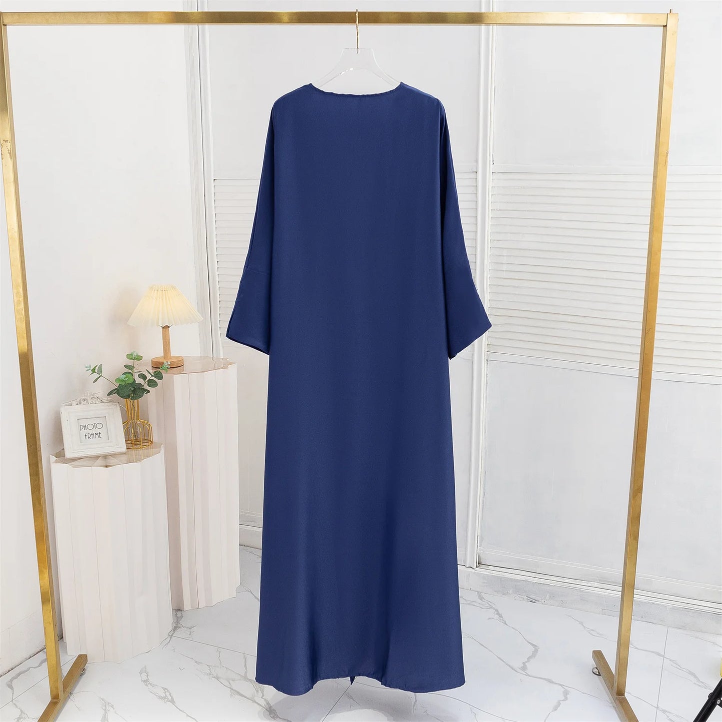 Open Front Abaya Long Sleeve Ramadan Maxi Length Dress, Women's clothing, Muslim Cardigan Abayas Out kaftans Women Jilbabs