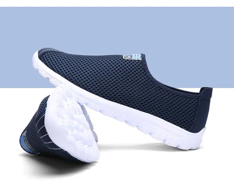 Couples summer Breathable net outdoor non-slip light walking casual walking shoes Walking men and women can be large size