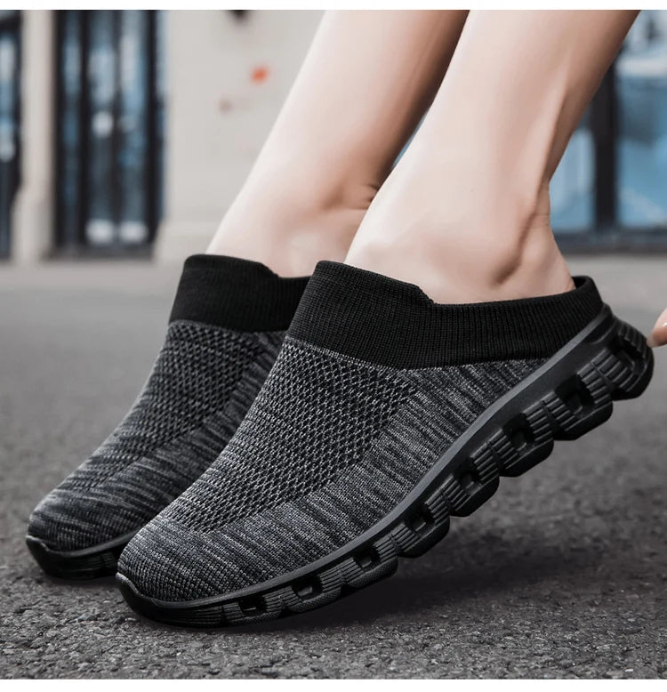 New spring and autumn breathable lightweight comfortable men's and women's casual sports shoes fashion couple plus size loafers