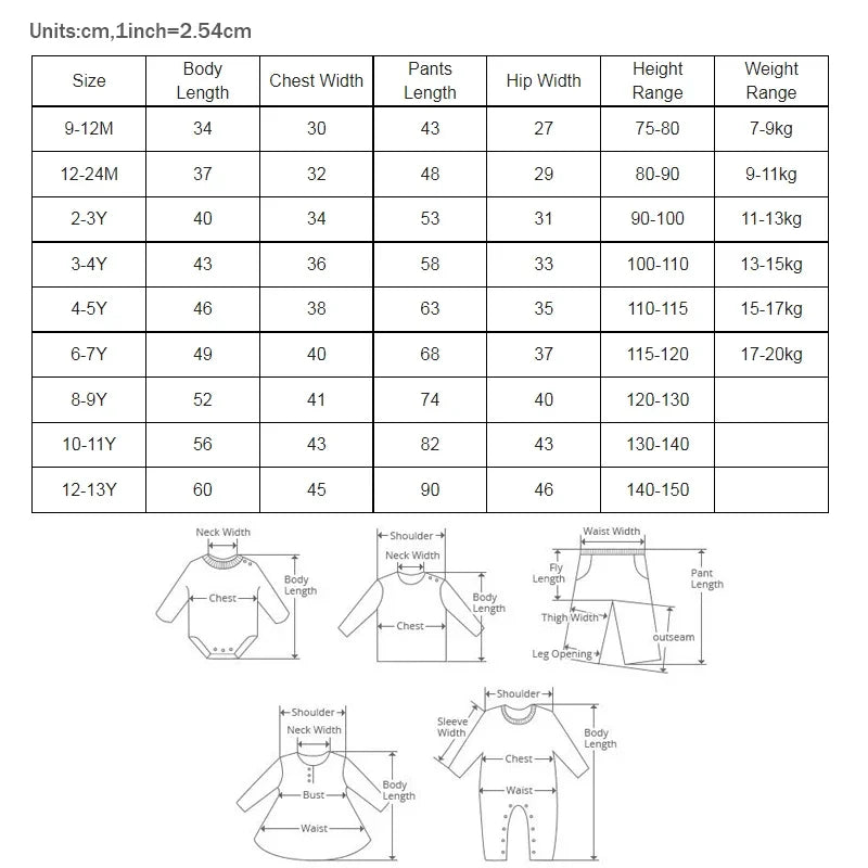 Summer Kids Clothes Girls Outfit Set Fashion Solid Baby Boys Clothes Cotton Short Sleeve Tops Pants Children Clothing 1-13 Years