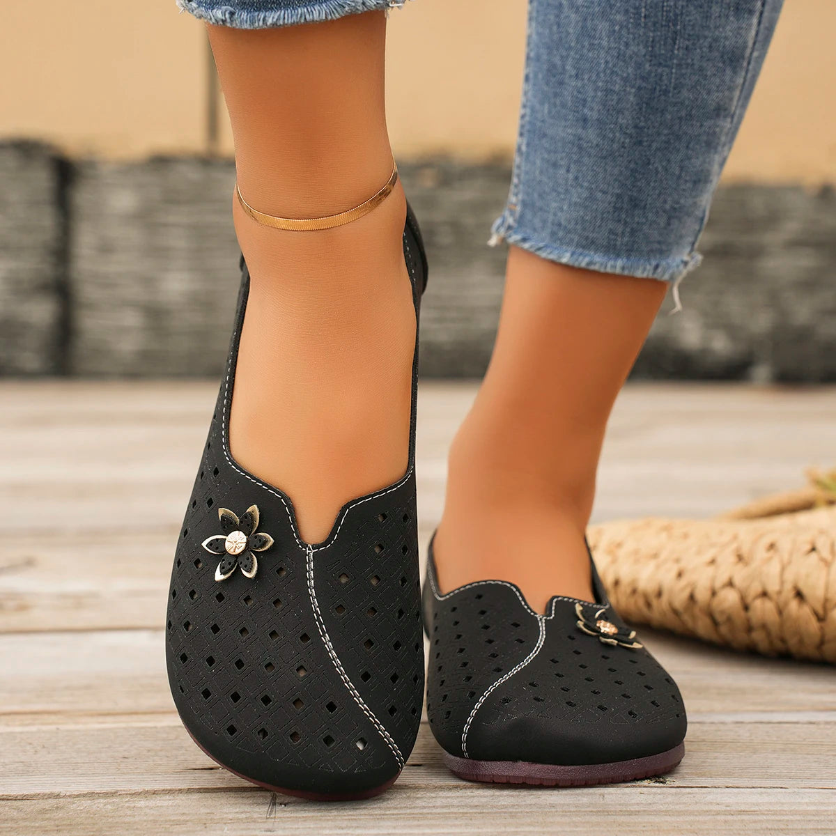 Women's New Casual Flat Sole Single Shoes 2024 New Fashion Mary Jane Ballet Shoes Comfortable Work Shoes