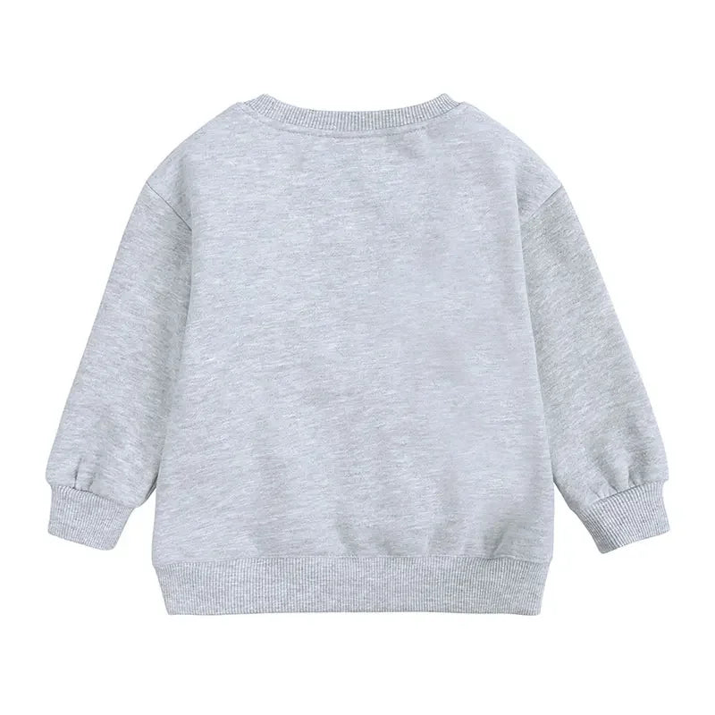 Fashion Solid Color Kids Clothes Boys Sweatshirt Cotton Long Sleeve T-shirt for Boy Spring Autumn Children's Hoodie 1-6 Years