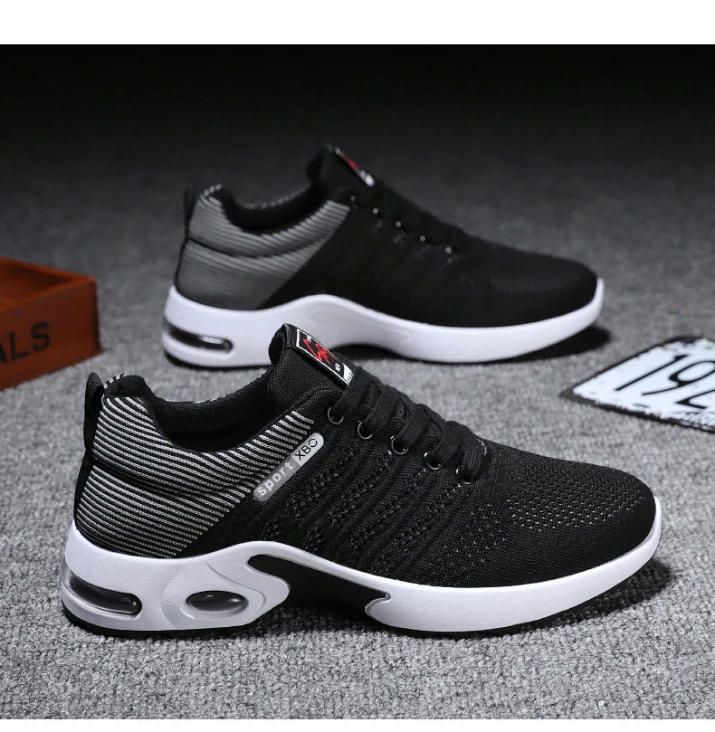 Men's running shoes Soft sole breathable mesh surface sports shoes non-slip wear-resistant running casual men's shoes