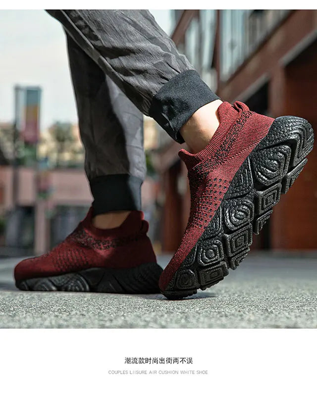 Men's leisure spring and autumn sports shoes lightweight high top fashion breathable large size designer new loafer men's shoes