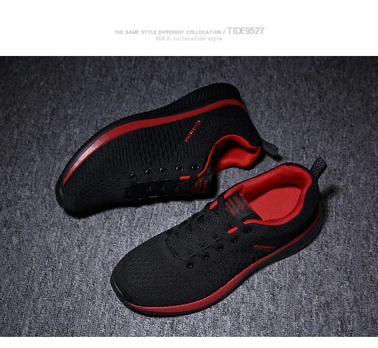 new men's lightweight running shoes casual shoes Breathable walking training shoes non-slip comfortable vulcanized men's