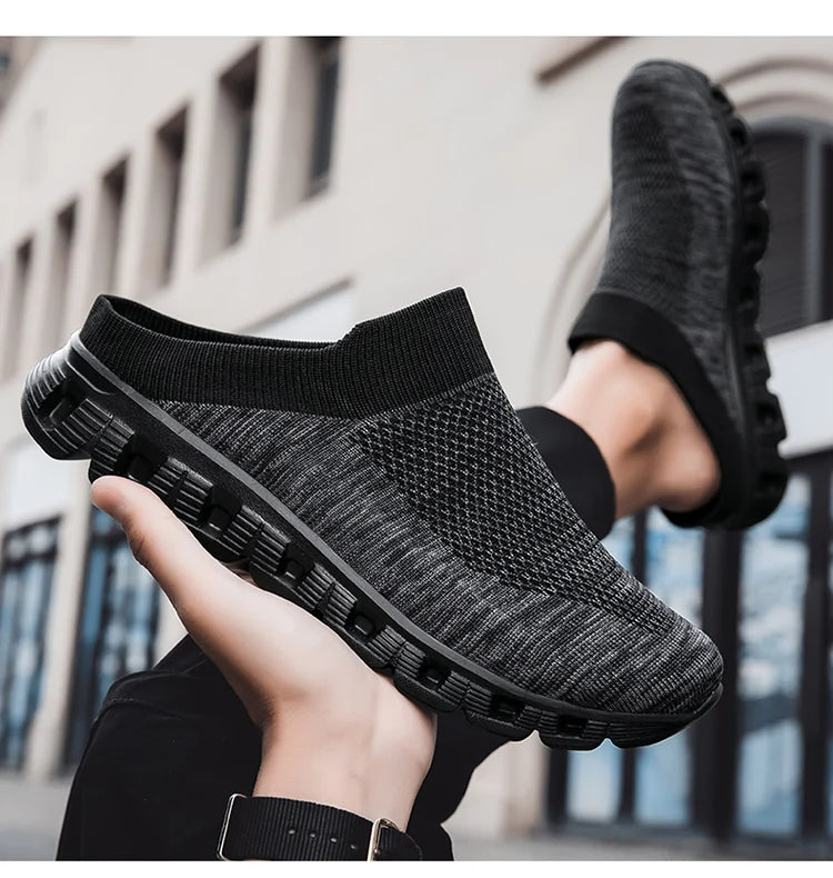 New spring and autumn breathable lightweight comfortable men's and women's casual sports shoes fashion couple plus size loafers