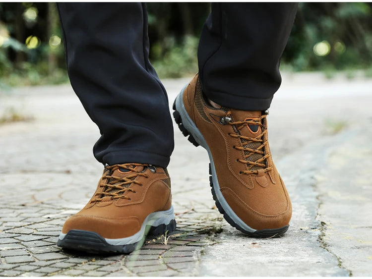 Men's casual sports shoes outdoor hiking shoes hiking plus size new non-slip comfortable men's shoes new designer