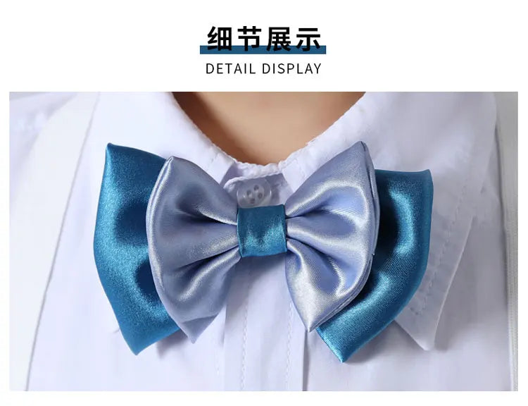 Formal Kids Clothes Boys Outfit Set Cotton Short Sleeve Shirt Straps Shorts 2 PCS Summer Children Boy Clothing Sets 1-11 Years