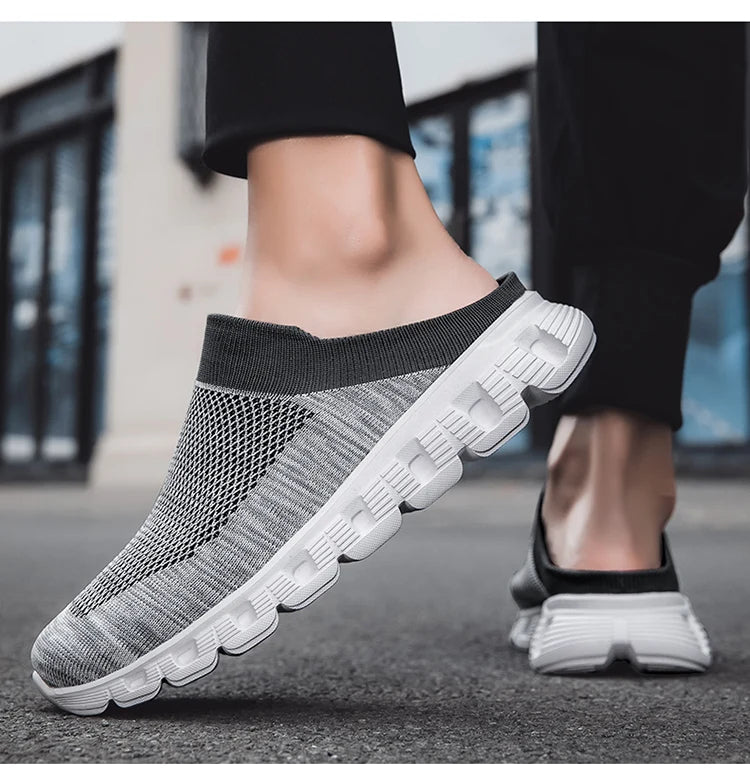 New spring and autumn breathable lightweight comfortable men's and women's casual sports shoes fashion couple plus size loafers