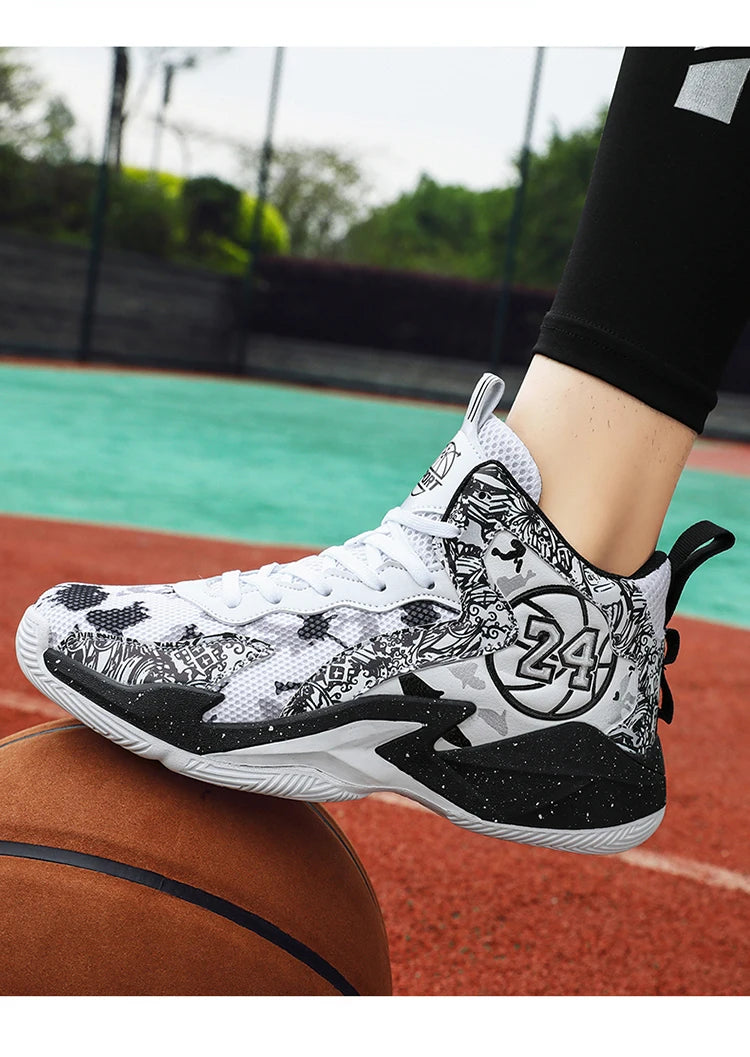 Spring summer basketball shoes for men and women lightweight breathable high-top casual sports shoes for men training shoes