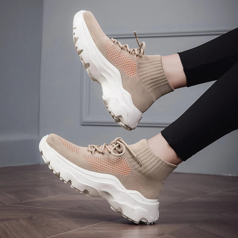 Men's and women's casual couple shoes large size lace up high top comfortable breathable vulcanized sports shoes men's shoes