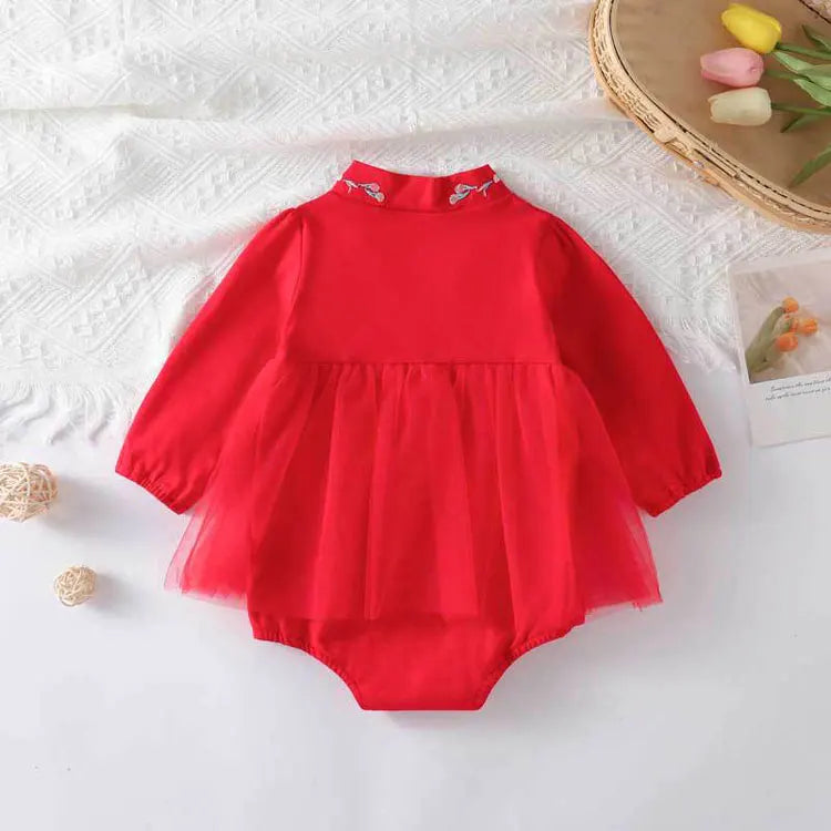 Fashion Newborn Clothes Girls Bodysuit Spring & Autumn Baby Girl Clothes Cotton Short Sleeve Infant Bodysuits 3-18 Months