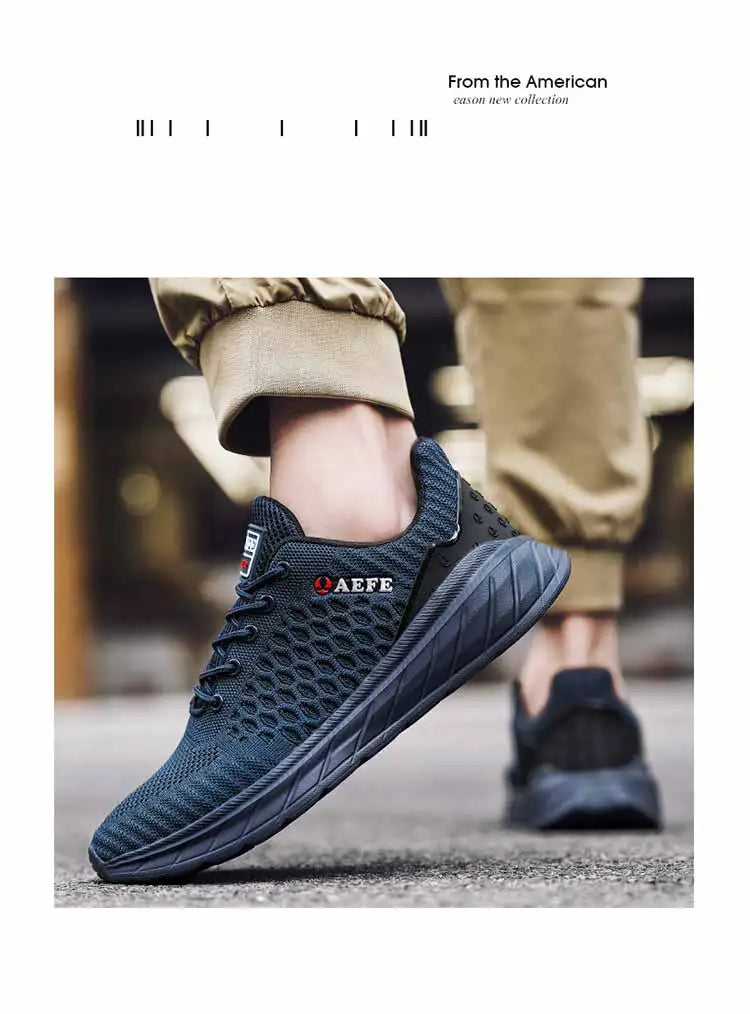 Men's mesh sports vulcanized shoes breathable casual shoes walking men's shoes spring and autumn new40-47