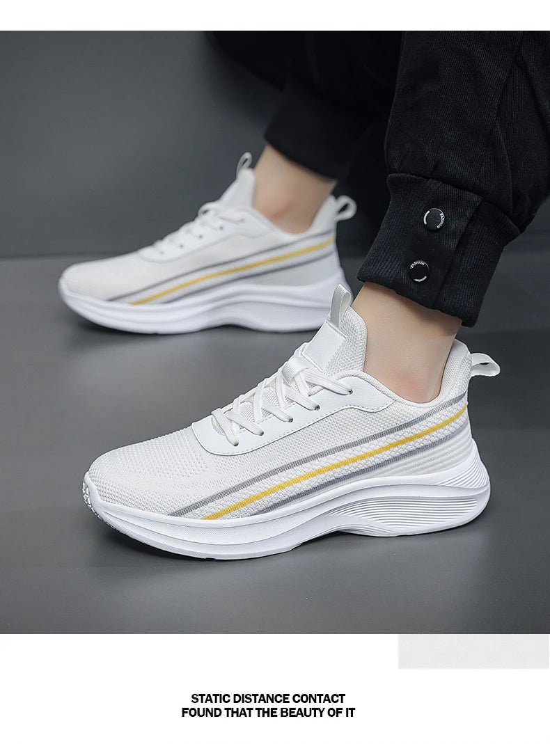 New Men's 2024 Comfortable Walking Shoes Stylish Casual Sports Men's Shoes Breathable Spring/Summer Gym Shoes Plus size 50