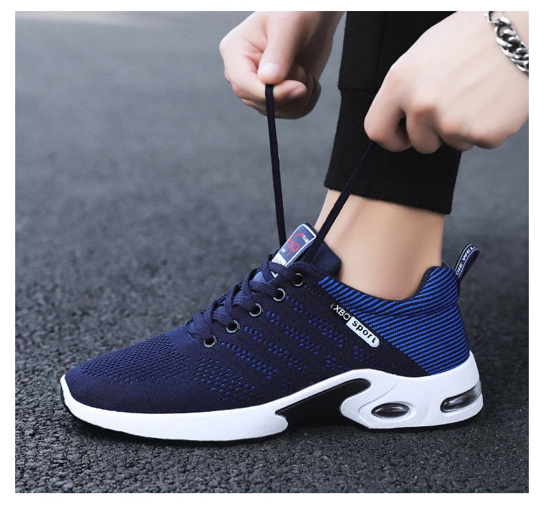 Men's running shoes Soft sole breathable mesh surface sports shoes non-slip wear-resistant running casual men's shoes