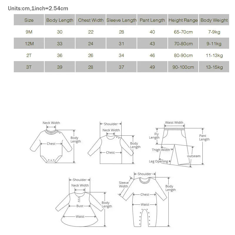 Fashion Solid Kids Clothes Girls Outfits Cotton Long Seeve Tops Pants Spring  Autumn Children Boys Clothing Sets 1-3 Years