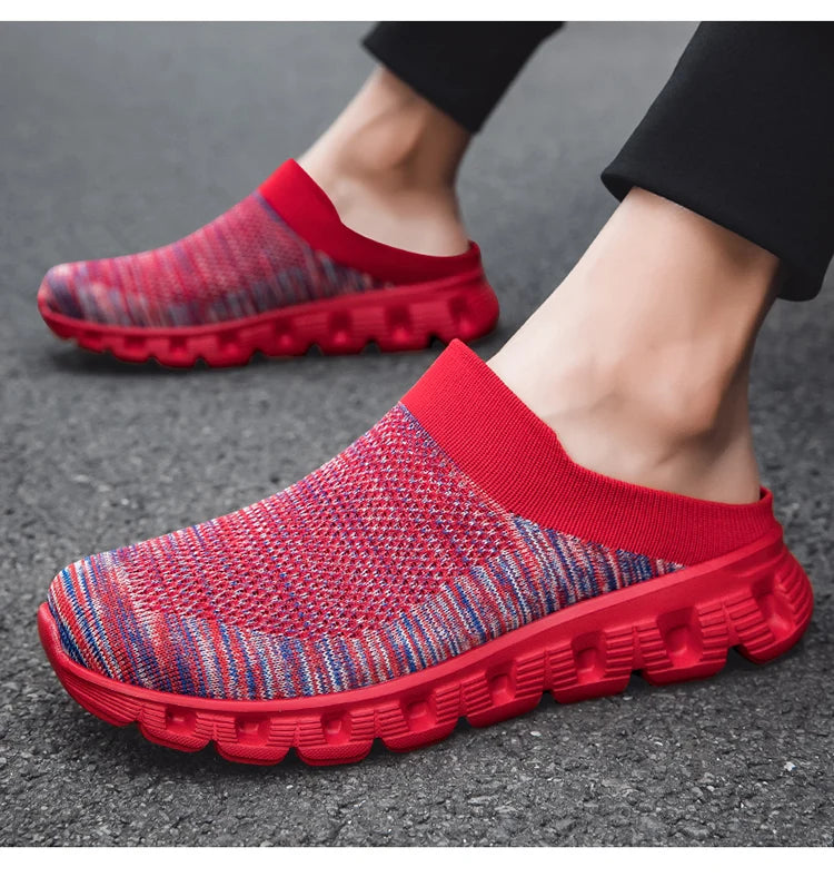 New spring and autumn breathable lightweight comfortable men's and women's casual sports shoes fashion couple plus size loafers