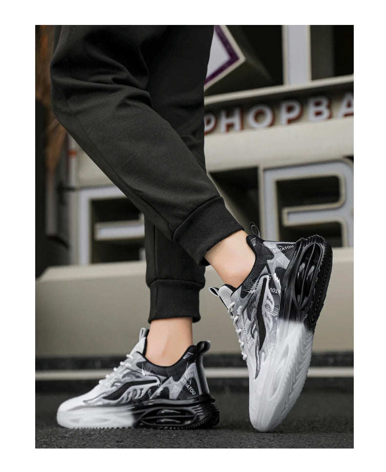 New spring and autumn non-slip flat comfortable shoes men's fashion leisure sports men's shoes walking student shoes