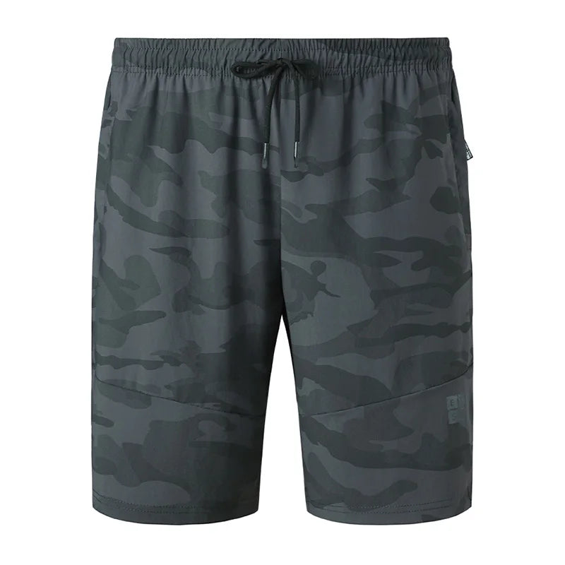 2023 Summer Men Breathable Quick Dry Sport Shorts Mens Camo Cool Beach Bermuda Shorts Man Gym Running Shorts Male Plus Size 7XL