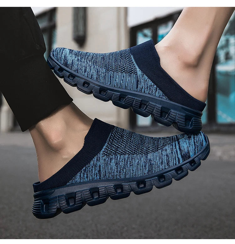 New spring and autumn breathable lightweight comfortable men's and women's casual sports shoes fashion couple plus size loafers