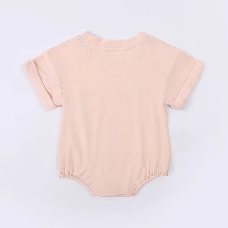 Bamboo Fiber Baby Clothing Boys Bodysuits Fashion Solid Color Short Sleeve Girls Bodysuits Summer Newborn Clothes 3-24 Months