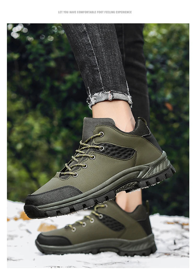 Men's casual sneakers lace-up outdoor casual shoes Fashion comfortable breathable platform shoes for men