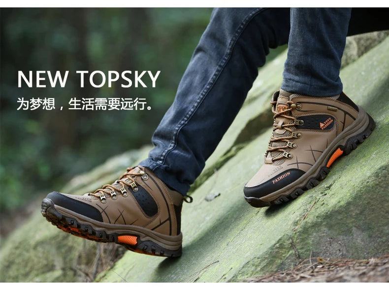 Men's autumn and winter hiking shoes Casual sports shoes comfortable lightweight non-slip large size men's shoes39-47