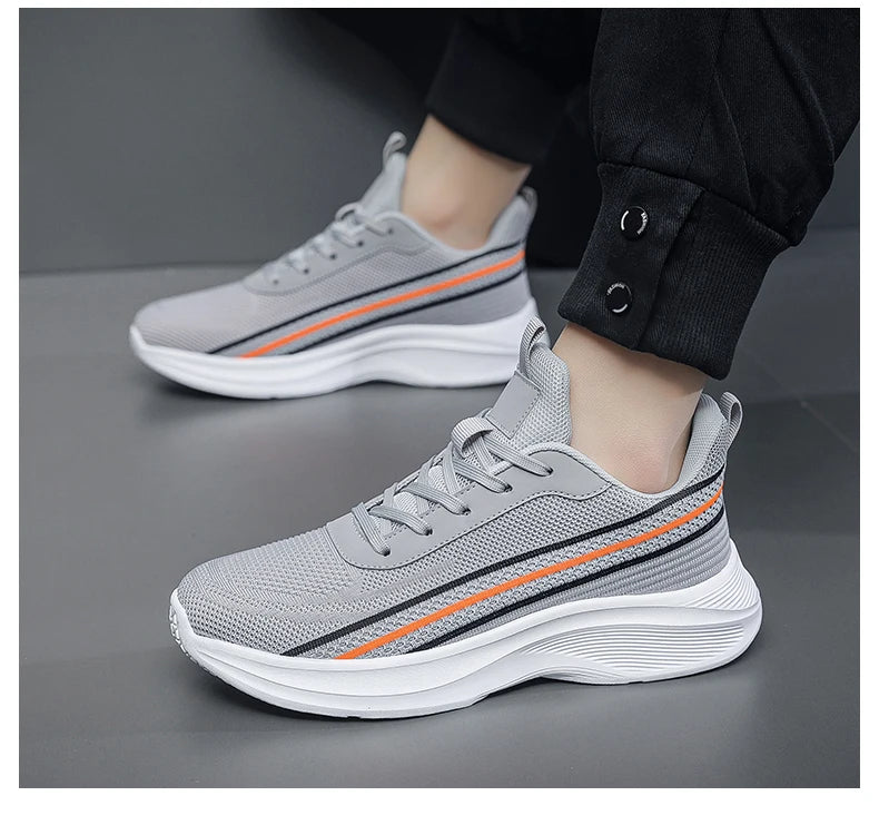 New Men's 2024 Comfortable Walking Shoes Stylish Casual Sports Men's Shoes Breathable Spring/Summer Gym Shoes Plus size 50