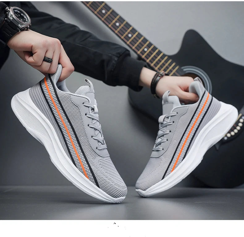 New Men's 2024 Comfortable Walking Shoes Stylish Casual Sports Men's Shoes Breathable Spring/Summer Gym Shoes Plus size 50