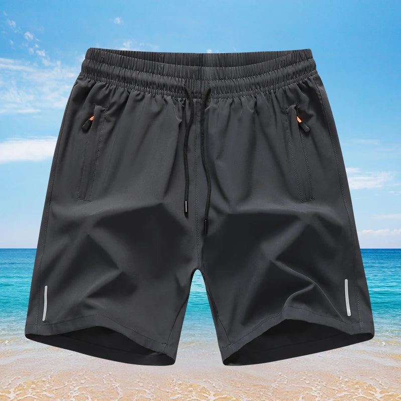 Summer Men Breathable Sport Running Shorts Mens Jogging Gym Beach Shorts Man Quick Dry Fitness Sportswear Bottoms Plus Size 8XL