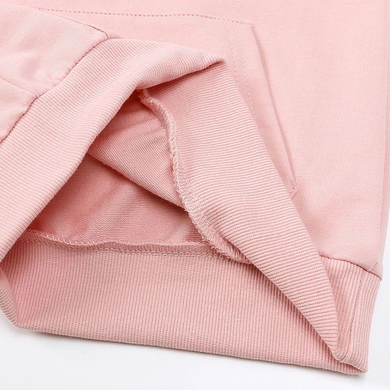 Fashion Solid Color Kids Clothes Girls Hoodies Cotton Long Sleeve Boys Sweatshirts Spring Autumn Children Clothing 2-5 Years