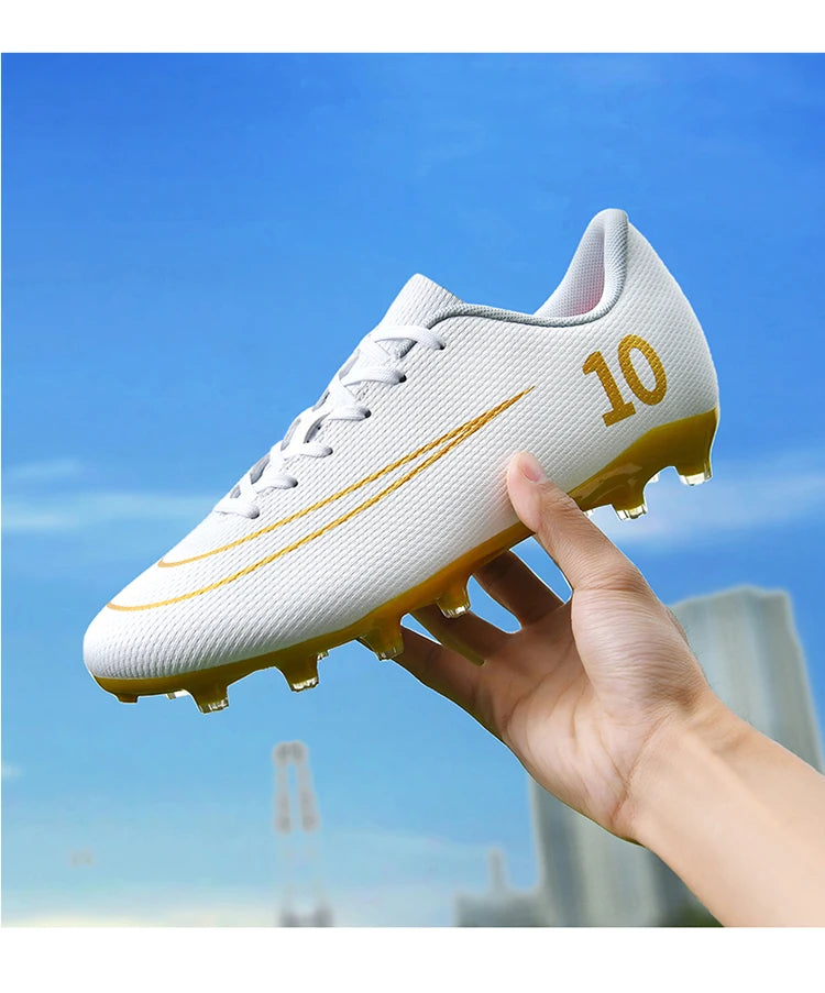 Men's and women's football shoes Non-slip training casual sports shoes youth outdoor breathable large size football shoes