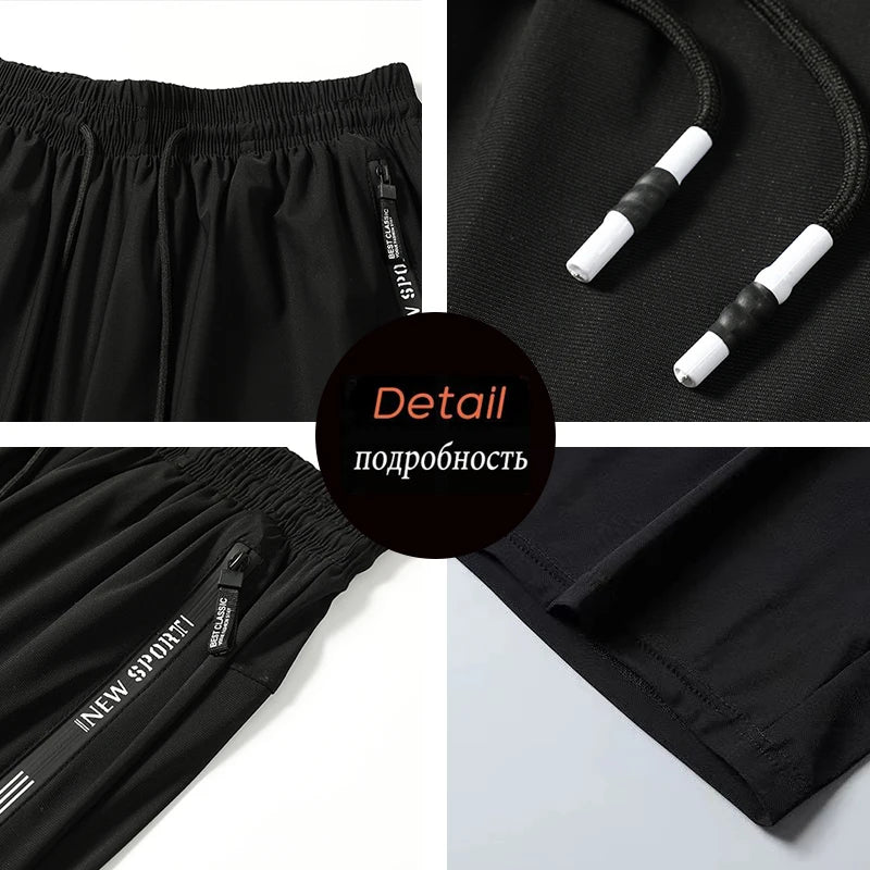 Summer Men Breathable Casual Shorts Mens Jogging Beach Quick Dry Cool Short Pants Man Fitness Sport Short Male Plus Size 7XL 8XL