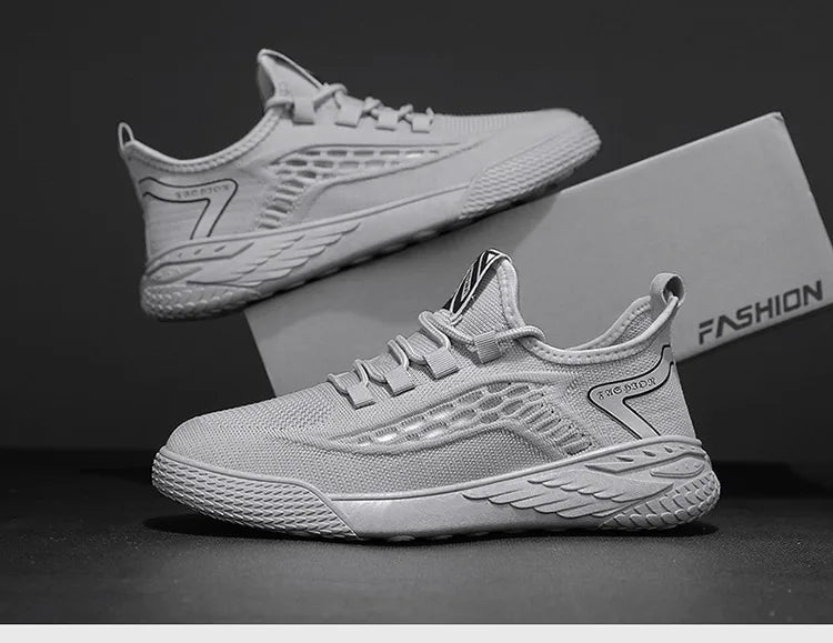 2024 Spring/summer men's casual sports shoes mesh surface permeable non-slip vulcanized shoes tennis men's loafer running shoes