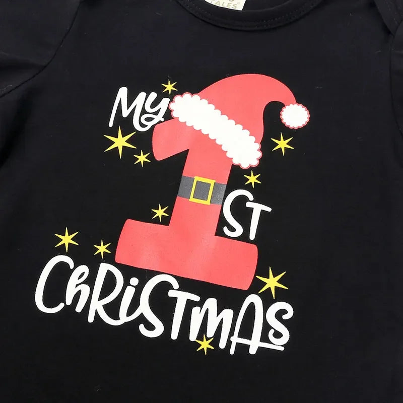 Novelty Tattoo Newborn Baby Bodysuit Cotton Long Sleeve Baby Clothes Christmas Infant Boys Jumpsuit Toddler Costume