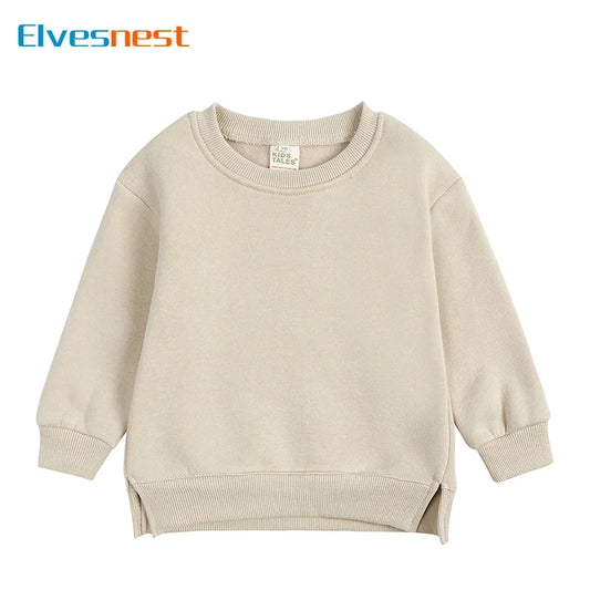 Fashion Kids Clothes Girls Sweatshirts Cotton Long Sleeve Kids Sweaters for Boys Spring Autumn Children Clothing 1-6 Years