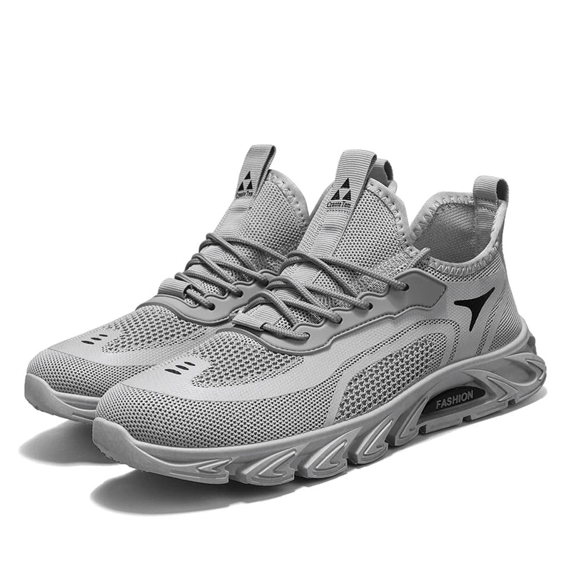 2024 New men's casual lace up outdoor vulcanized shoes, sports shoes, men's shoes tekkies for men