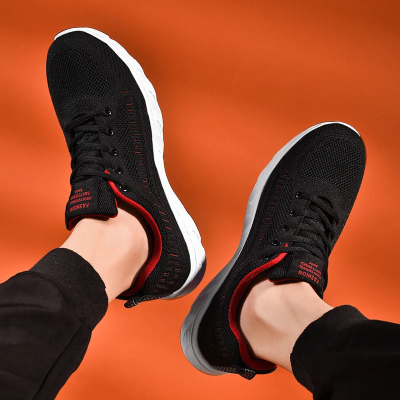 Spring and autumn lace-up light walking shoes men's casual shoes Running sneakers comfortable breathable men's shoes new