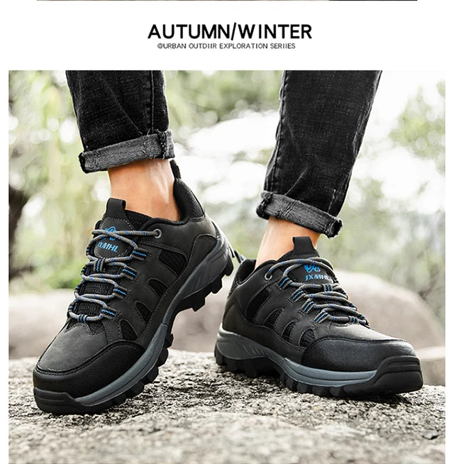 New men's and women's fashion casual cross-country running shoes non-slip wear breathable climbing sports shoes