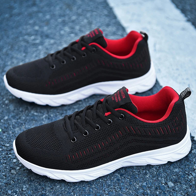 Spring and autumn lace-up light walking shoes men's casual shoes Running sneakers comfortable breathable men's shoes new