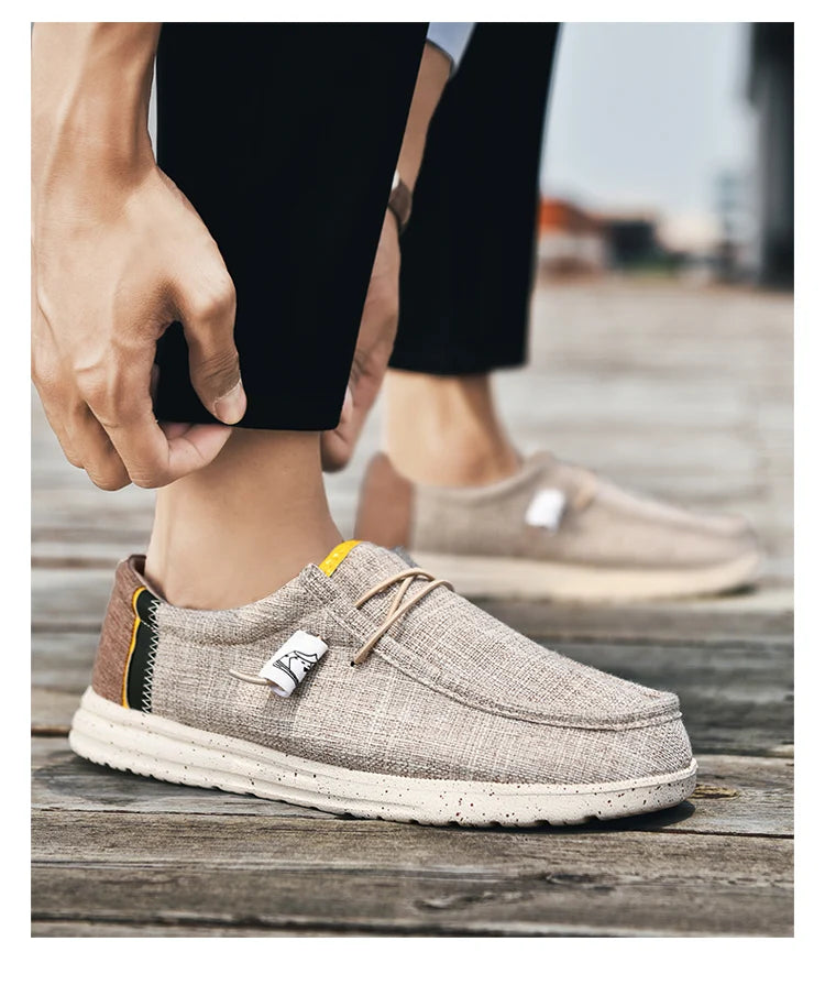 Men's leisure canvas shoes