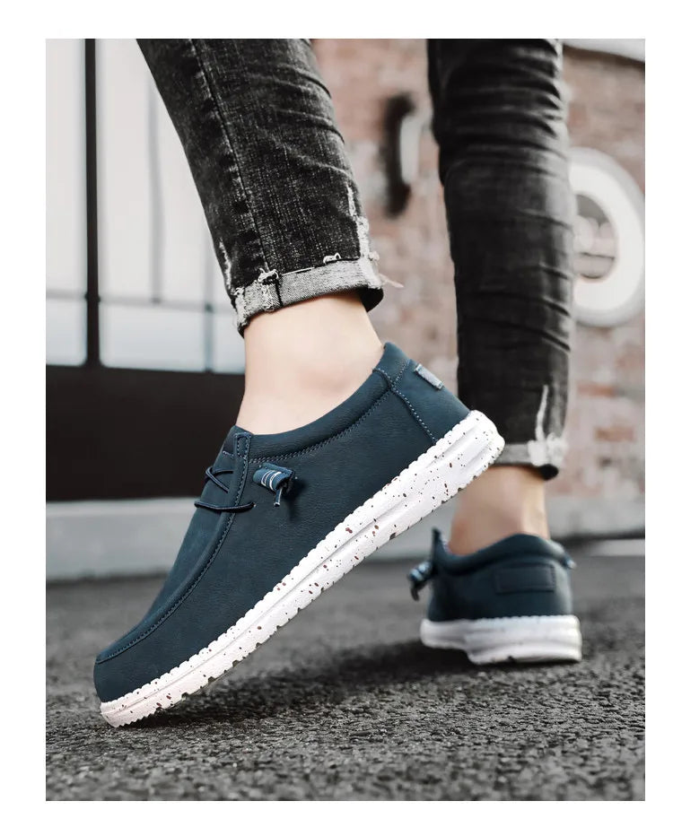 New men's shoes Spring and autumn large size leisure sports shoes low top non-slip comfortable lightweight running loafers men