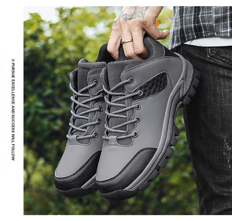 Men's casual sneakers lace-up outdoor casual shoes Fashion comfortable breathable platform shoes for men