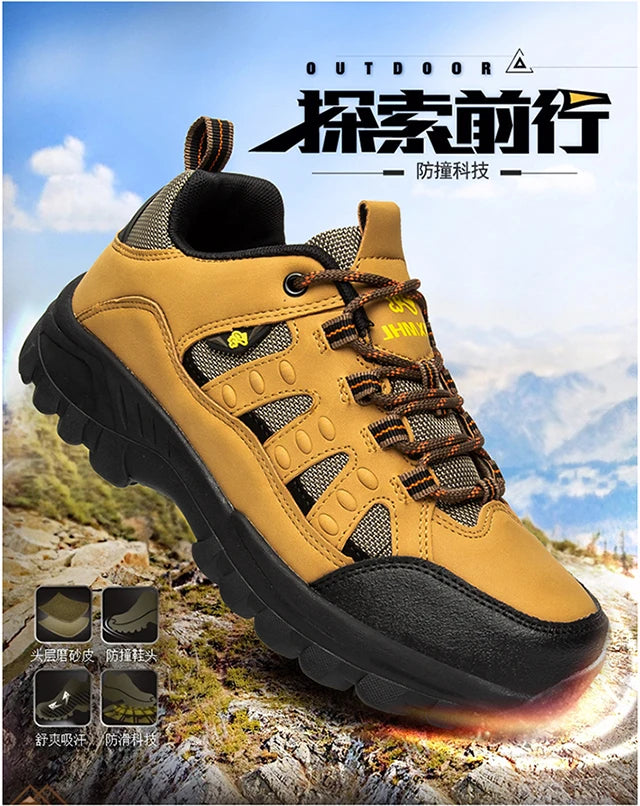 New men's and women's fashion casual cross-country running shoes non-slip wear breathable climbing sports shoes