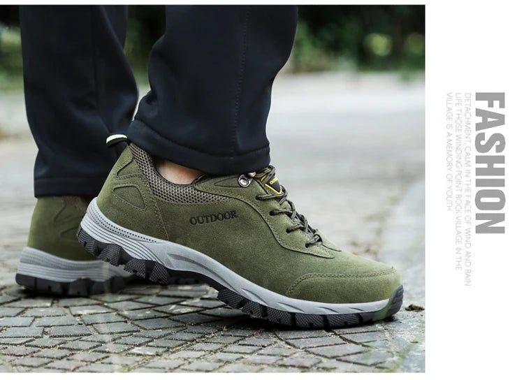 Men's casual sports shoes outdoor hiking shoes hiking plus size new non-slip comfortable men's shoes new designer