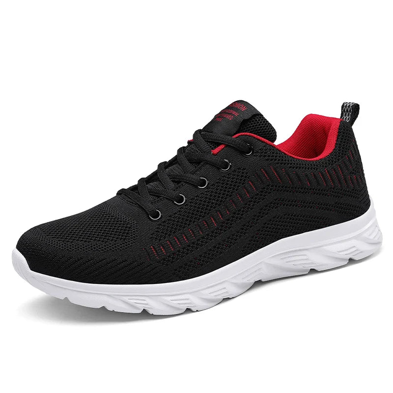 Spring and autumn men's mesh sports shoes fashion breathable lightweight non-slip outdoor men's shoes running casual shoes