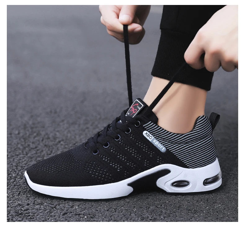 Men's running shoes Soft sole breathable mesh surface sports shoes non-slip wear-resistant running casual men's shoes