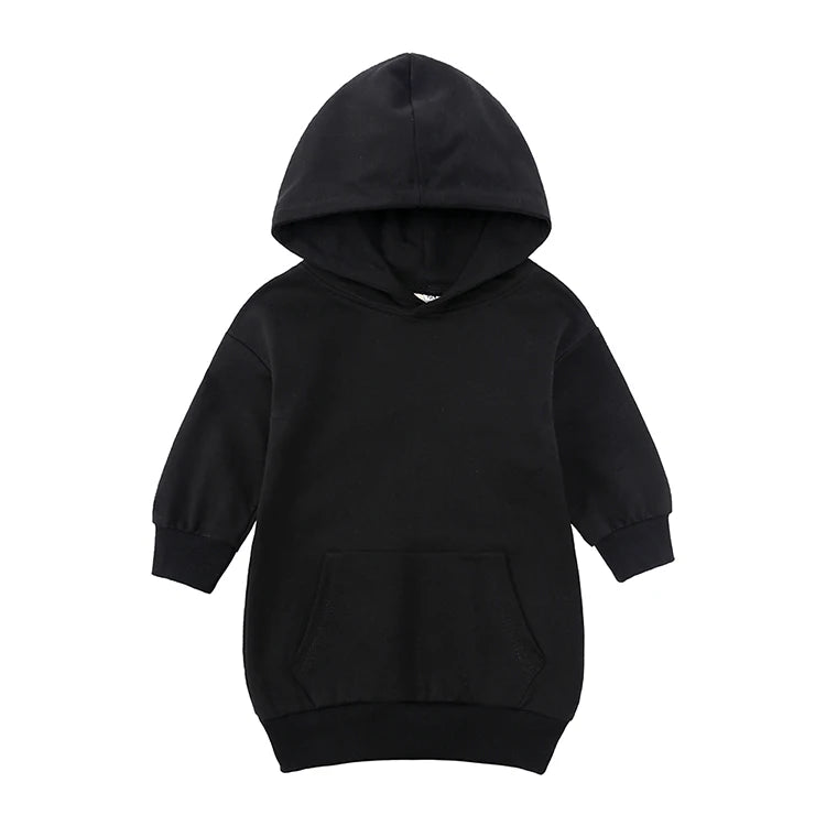 Fashion Solid Color Kids Clothes Girls Hoodies Cotton Long Sleeve Boys Sweatshirts Spring Autumn Children Clothing 2-5 Years